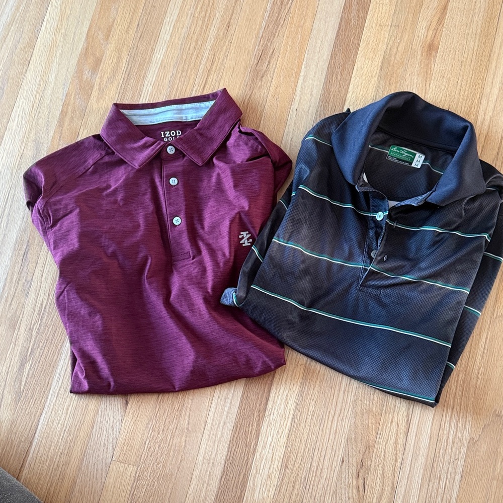 2 Men's Golf / Polo Shirts size medium
Item 224